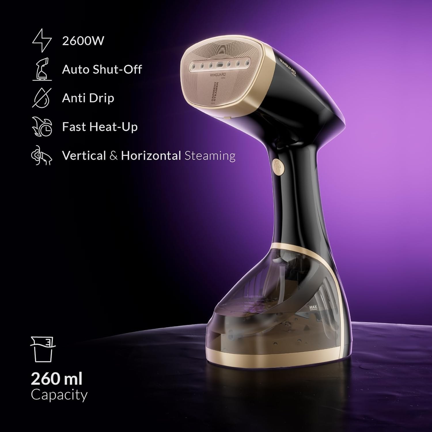 بخارگر دستی فلر مدل GS200 ظرفیت ۰.۲ لیتر